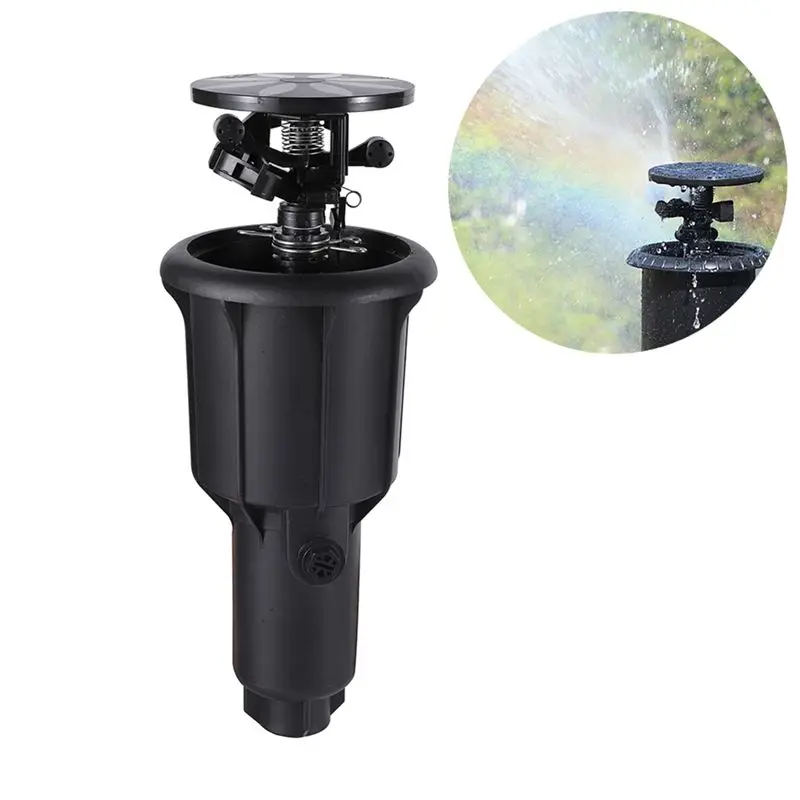 1 Piece High Water Pressure 360 Degrees Rotating Watering -Up Spray Head Sprinkler Easy Install-New