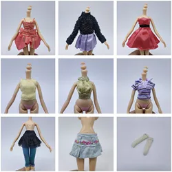 clothes top dress pants for 30cm doll fashion cool doll high school doll