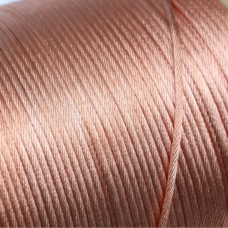 

High-flexibility conductive bare copper stranded wire tinned copper wire copper core State Grid national standard T2 pure