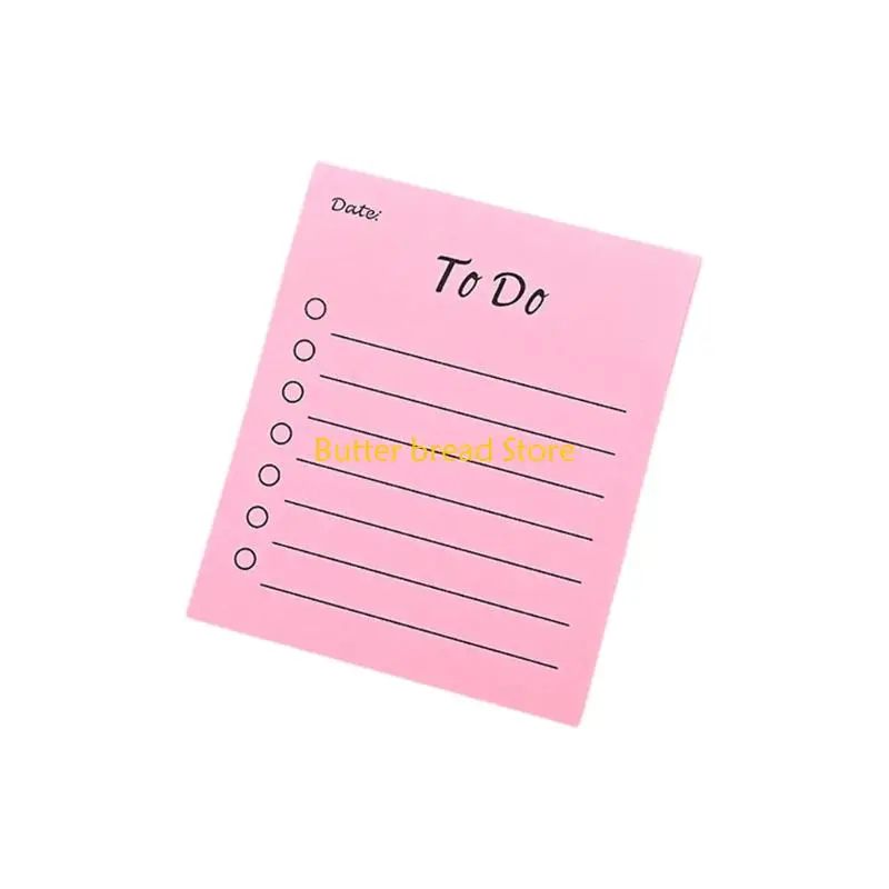 W89C To-Do List Memos Pad Klebriger Notizgeschrieben Schreibpad School Office Supplies