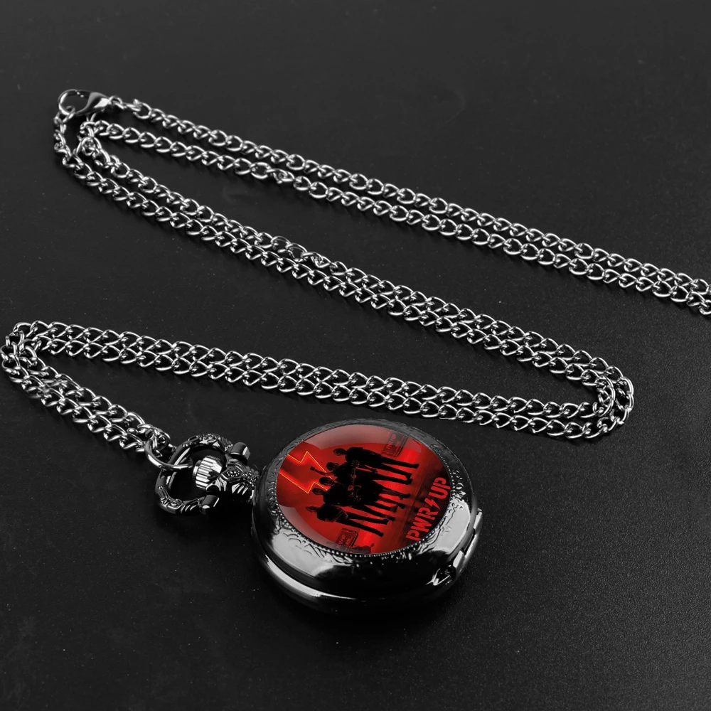 Classic Band Design Vintage Quartz Pocket Chain Watch Necklace Watches For Men Kids Birthday Unique Gifts Mens Pocket Watches