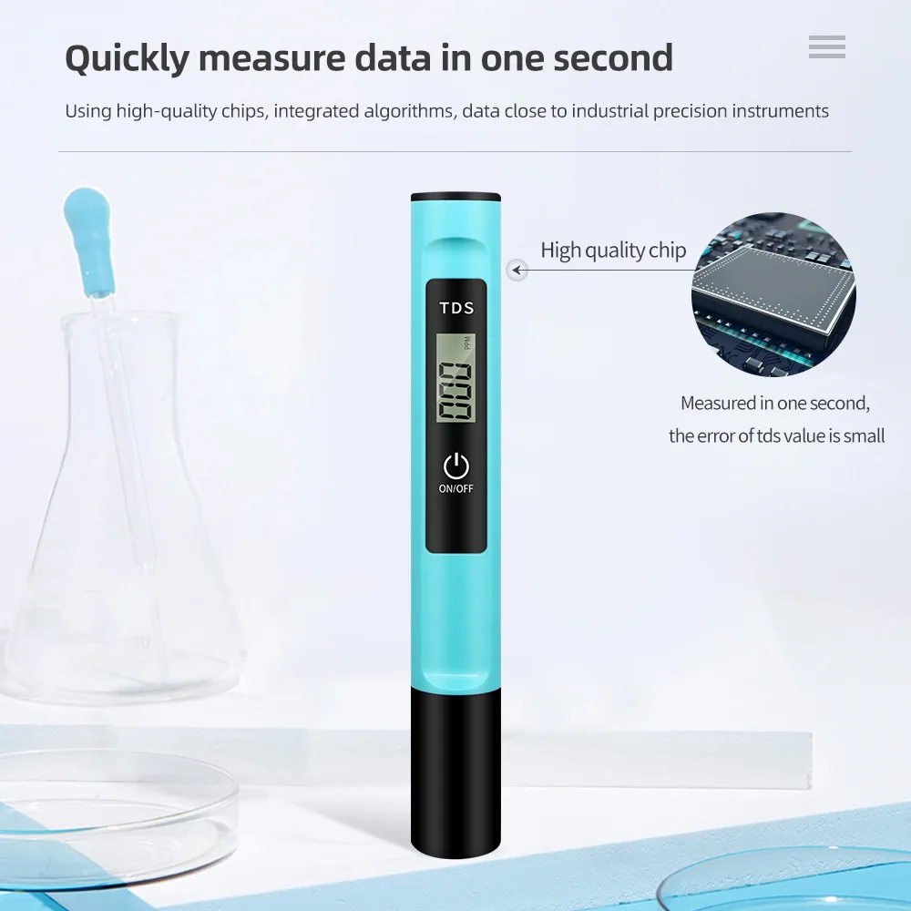 Hydroponics Ph Meter Tester Tds Meter PPM Water Drinking Quality Analyzer Monitor Filter Rapid Test Aquarium Hydroponics Pools