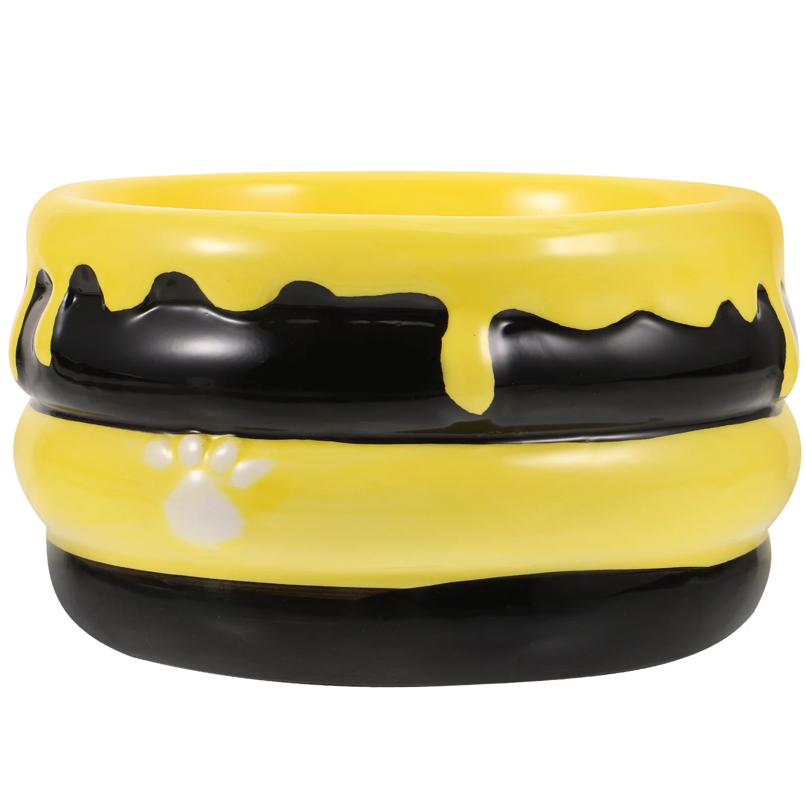 

Pet Feeding Bowl Ceramic Dog Cat Food Water Bowl Elevated Design Sturdy Non-Tip Pet Food Container Puppy Feeder