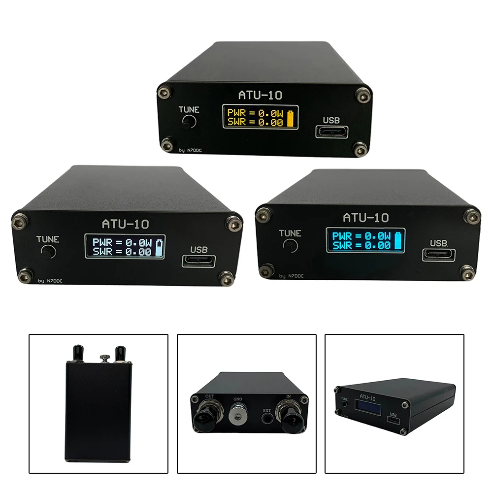 Einfach zu bedienendes automatisches Antennentuner-Gerät, automatischer Antennentuner ATU QRP W, neueste Version, Leistungsbereich, Gehäuse und Batterie