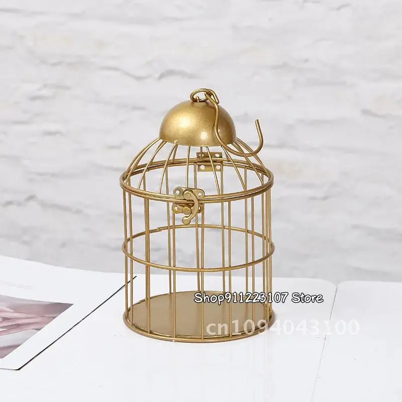 

European retro iron cage cage flower stand bird decorative cage bird supplies pet outdoor decoration balcony bird