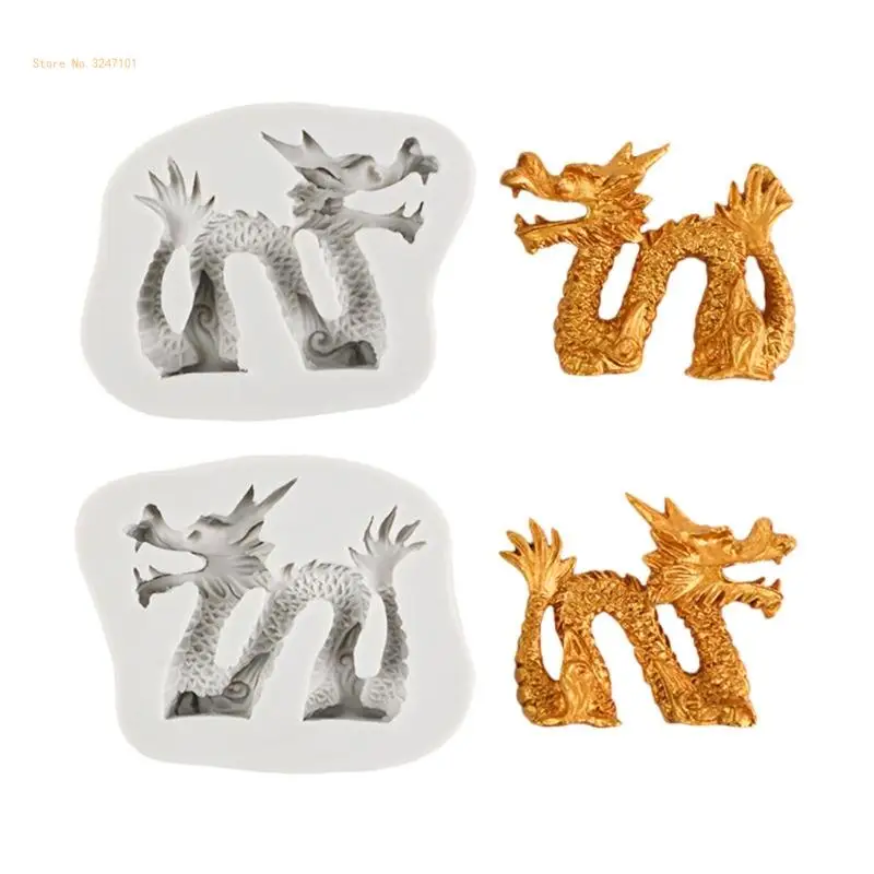 Silicone Fondant Molds Dragon Shaped Baking Accessory Silicone Chocolate Moulds Dropship