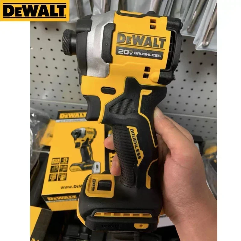 DEWALT 20V DCF850 Cordless Impact Driver Kit Motor 1/4-Inch Electric Screwdriver 205NM Wirless Rechargeable Brushless Power Tool