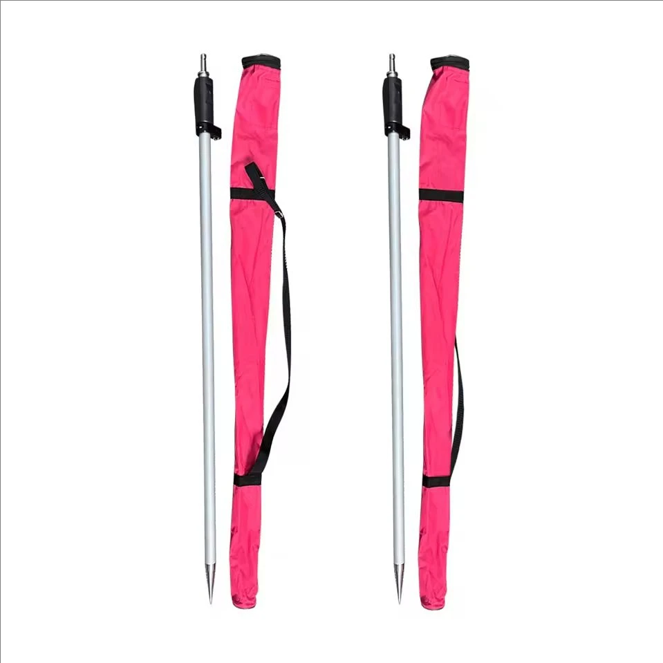 

2pcs 2.15m Telescopic Prism Pole for Total Station Precise Tip Stretch Measurement Instruments Swiss-style Tip
