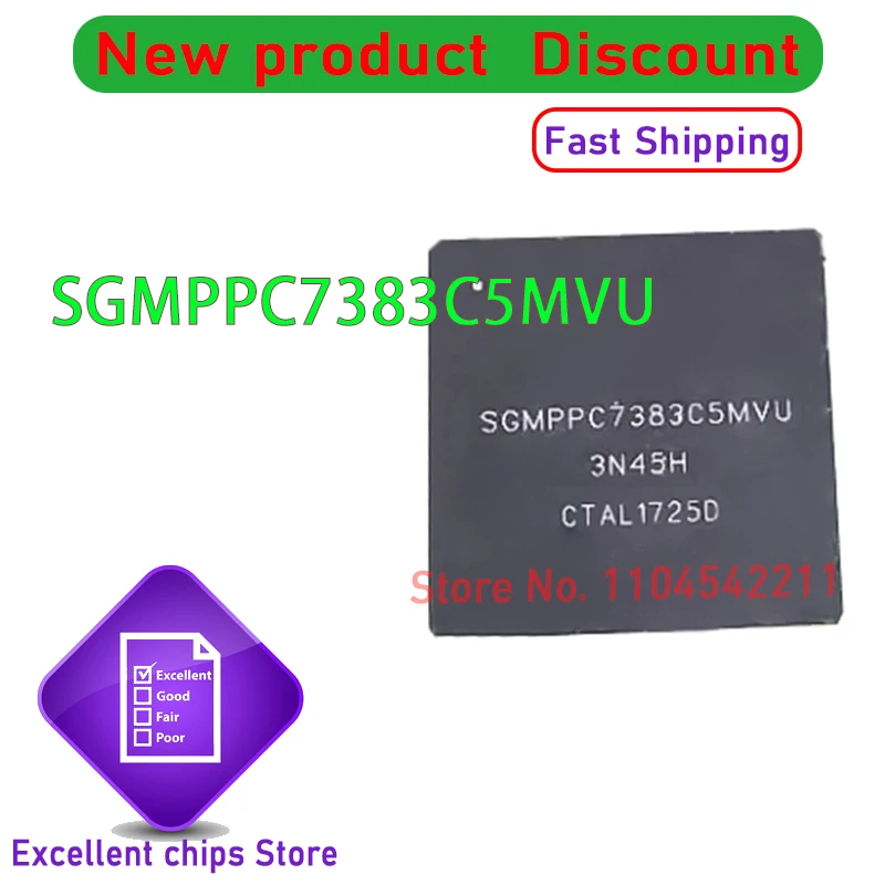 

1-10pcs New SGMPPC7383C5MVU (3N45H) SGMPPC7383 BGA Network communication chip