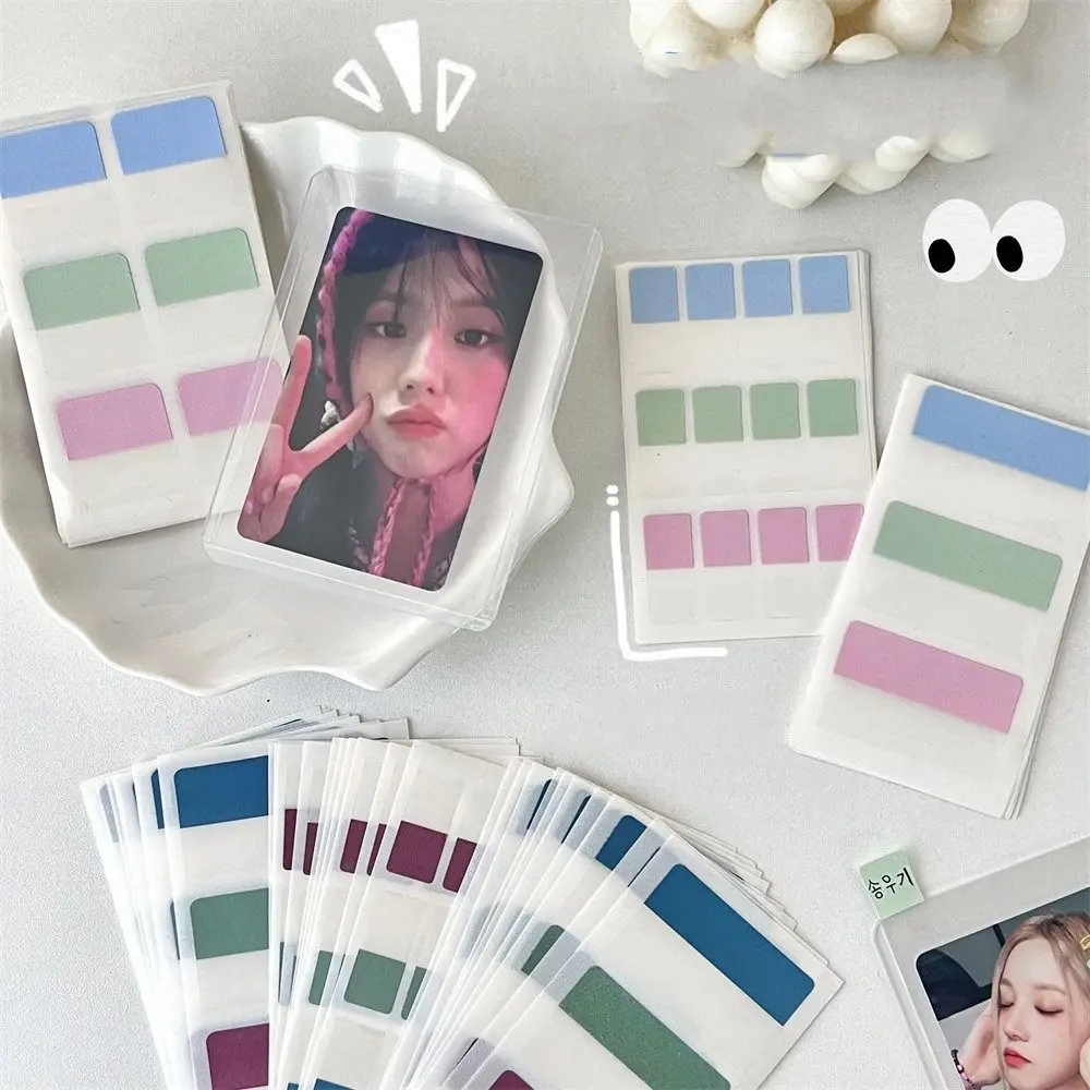 10 ชิ้น/ล็อต Multifunctional MeMO Pad หลวมโปร่งใสเครื่องหมายหน้ากระดาษ 6 สี Self Adhesive Note สติกเกอร์ดัชนี