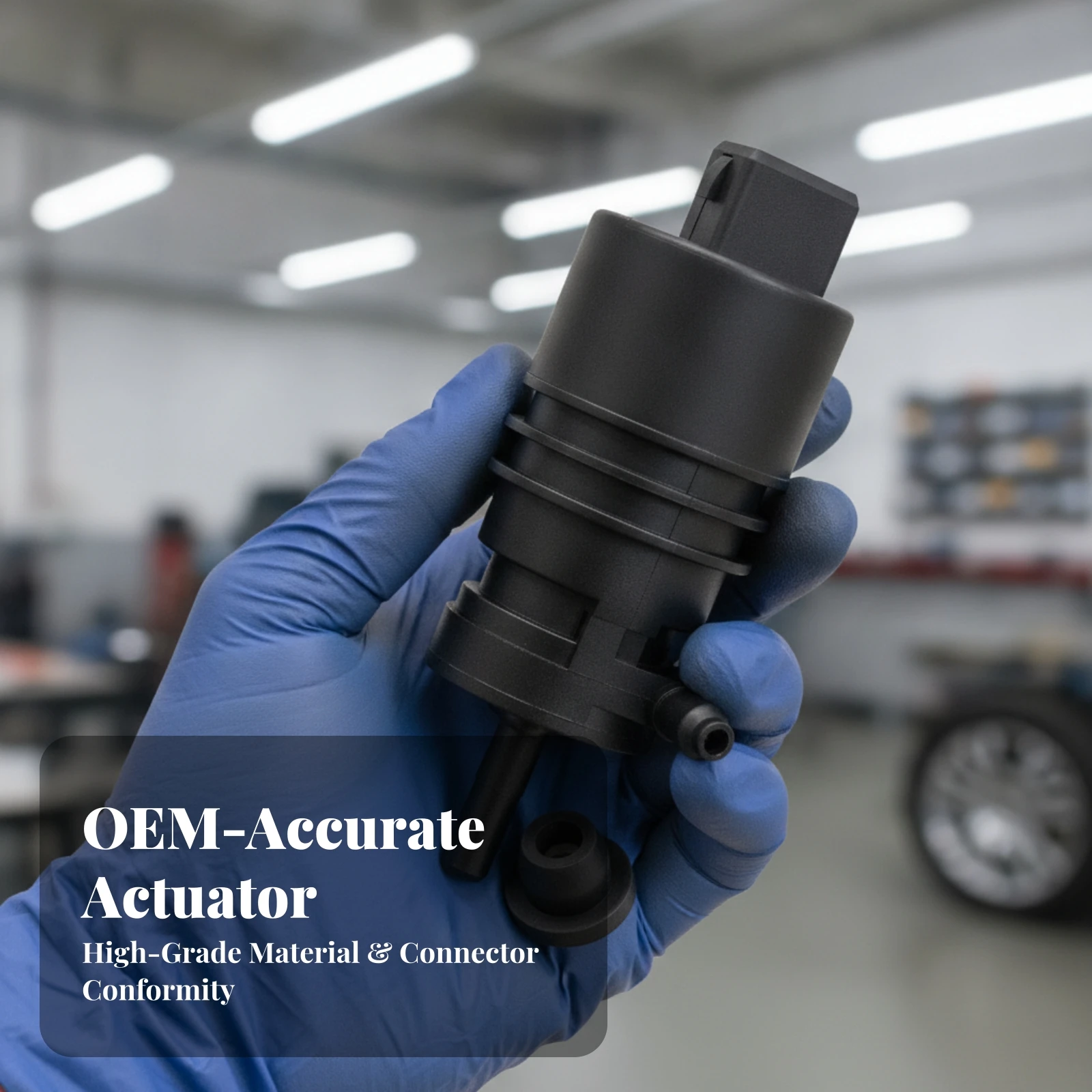 Auto Part Robust Windshield Washer Pump with Grommet Windshield Washer Pump Convenient for Automotive Repair