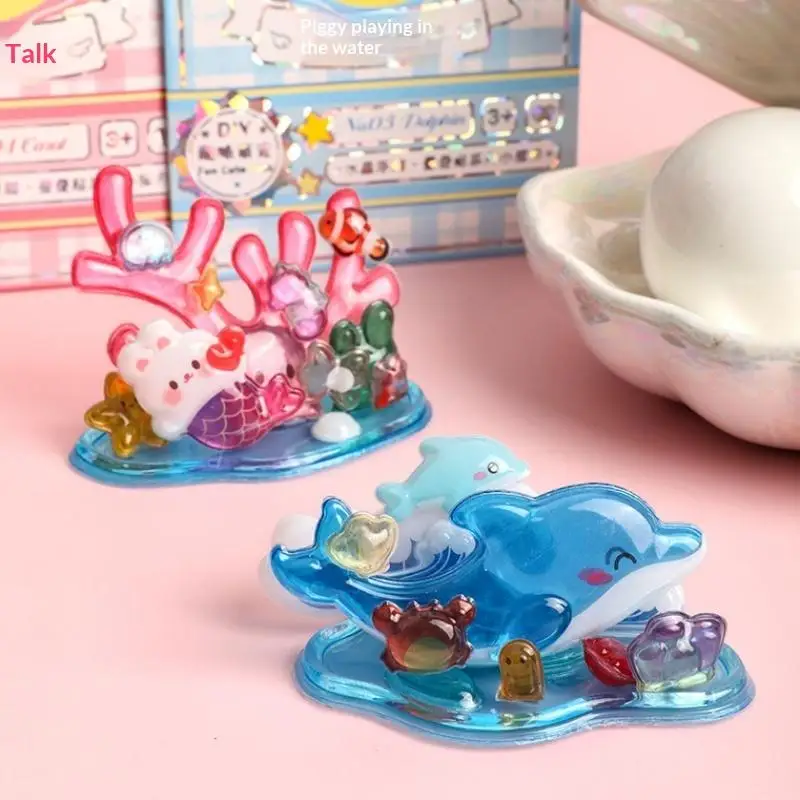 Handmade 3D Crystal Stickers with Cute Animal Designs Ideal for DIY Projects and Gifts