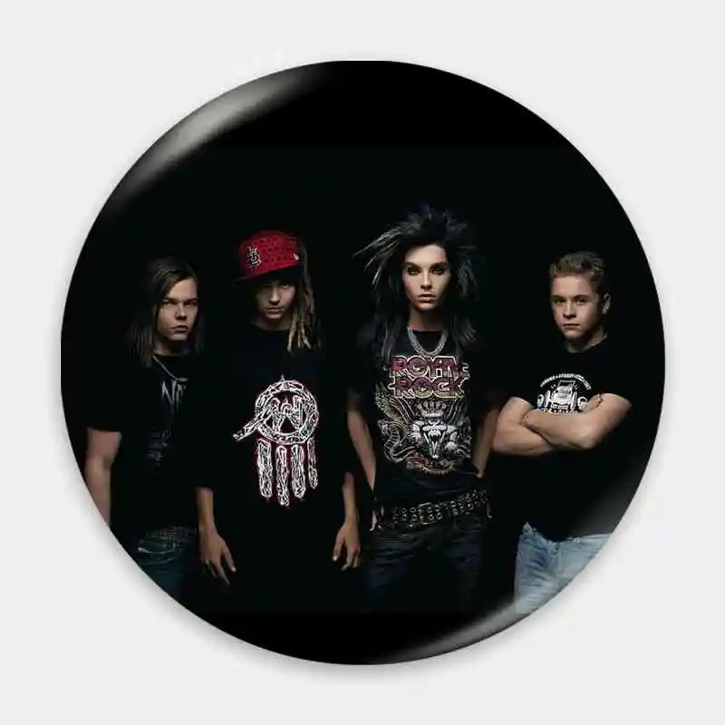 Tokio Hotel Heavy Metal Music Badge Brooch anchor Peripherals Pin Clothes Gift For Friend Metal Personalized Hat Cosplay