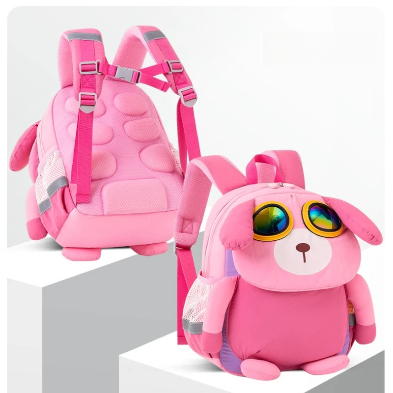حقيبة ظهر ثلاثية الأبعاد على شكل كلب كرتوني للأولاد خفيفة الوزن للأطفال الصغار حقيبة مدرسية للبنات والأطفال ورياض الأطفال حقيبة مدرسية للنزهات Mochilas #6