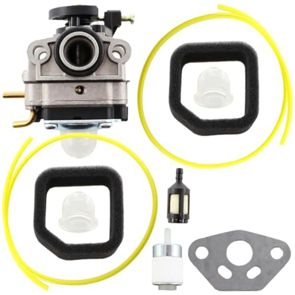 Performance Carburetor for Hyper Tough HY26SST 26cc String Trimmer and For Black Max BM25CSAC 25cc Complete Replacement Kit