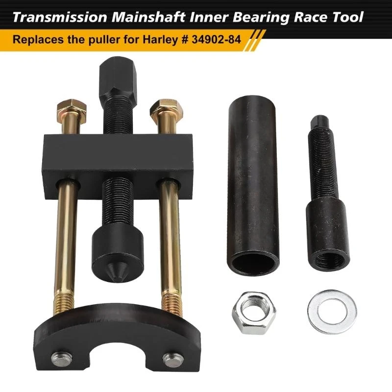 Big Twin Transmission Main shaft Bearing Inner Race Puller Tool 34902-84