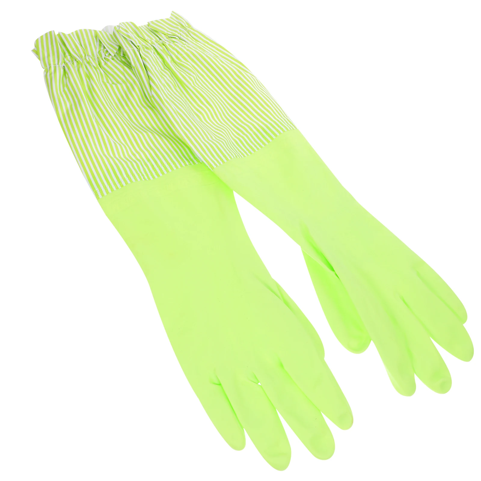 

Winter Thickened Kitchen Cleaning Gloves Reusable Heavy Duty Dish Washing H Protection Fleece Lined Blue Color Long Sleeve