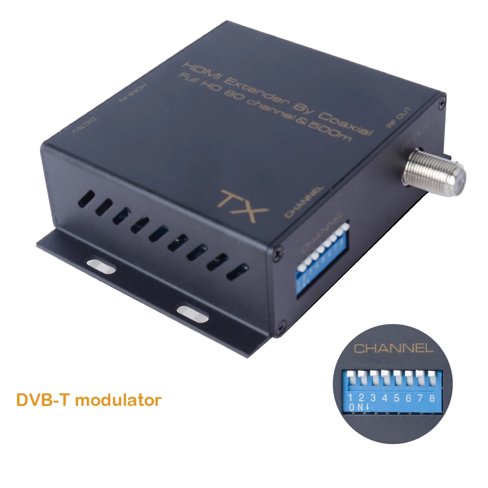 ตัวแปลงสัญญาณ HDTV DVB-T ตัวแปลง HDMI ตัวปรับ T2