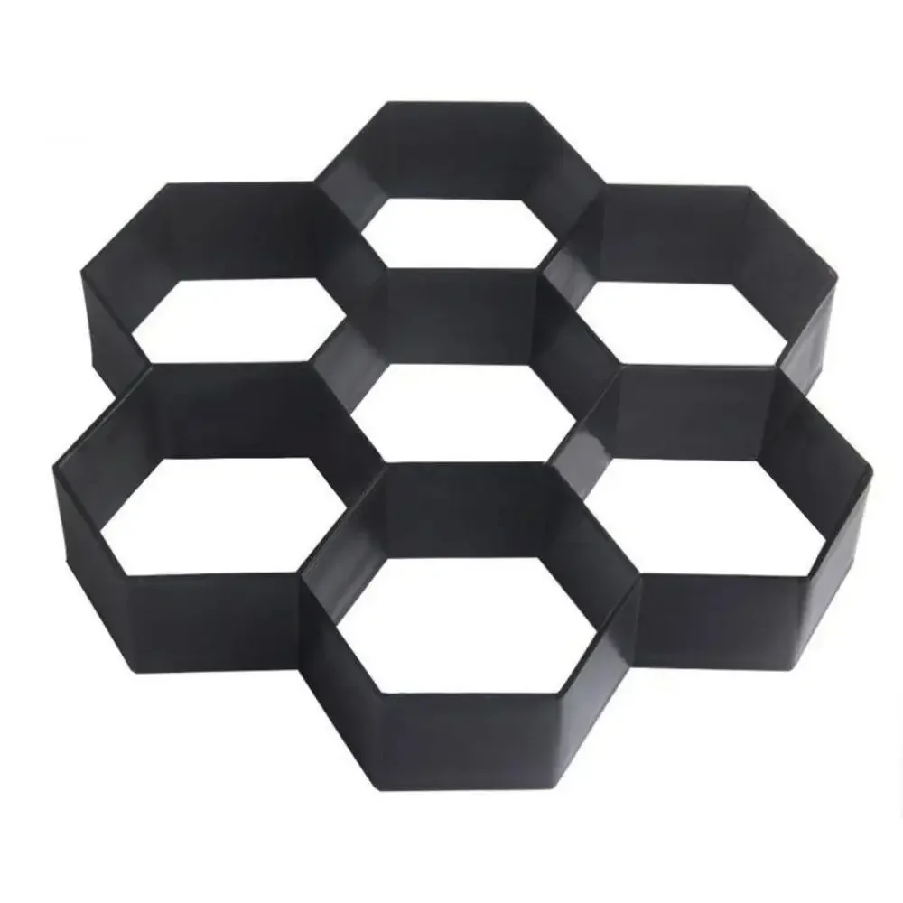 Reusable Plastic Path Maker Paver Molds Diy Garden Stone Brick Concrete Mold Irregular Brick Path Paving Paver Cement view 5