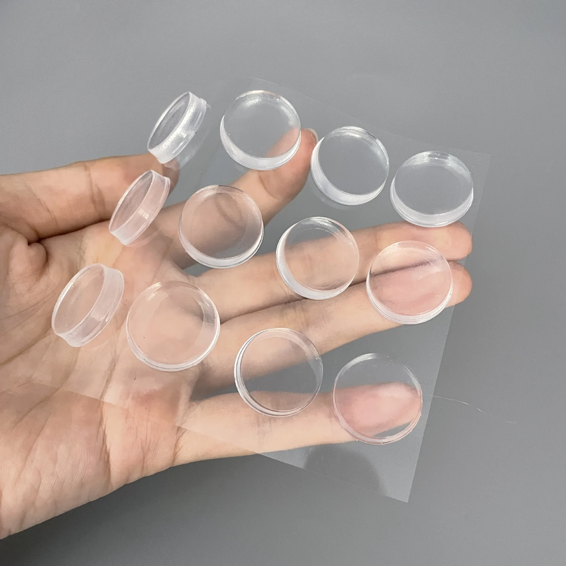 Clear Self Adhesive Door Stopper Damper Buffer Cabinet Bumpers Silicone Furniture Cabinet Drawer Pad Cushion Protective Pads