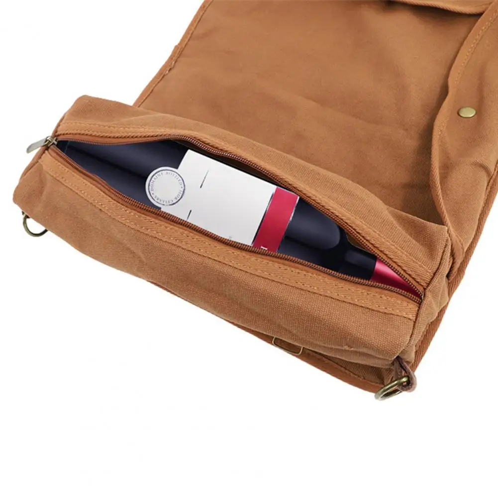 Reusable Cocktail Tool Pouch Portable Bartender Bag with Capacity Travel Canvas Bar Kit Organizer Multiple Compartments Bar