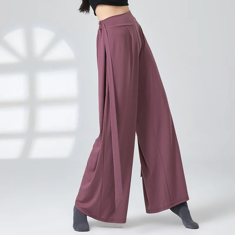 

Chinese classical dance elegant straight wide-leg pants women's summer new modern dance pants