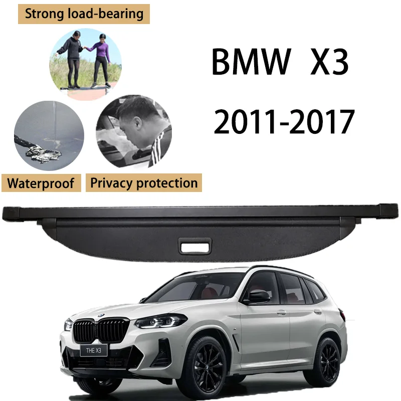 

For BMW X3 2011-17 Trunk Cargo Cover Privacy Screen Waterproof Shade Cargo Cover Luggage Shield cars accessories