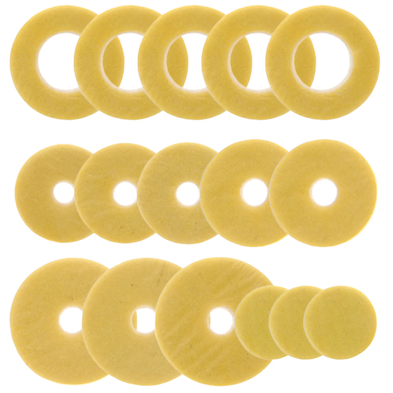 

1Set Felt Flute Pads Open Hole Type Precise Comfortable Non-Slip Soft Felt Material Flute Key Hole Accessories Replacement Parts