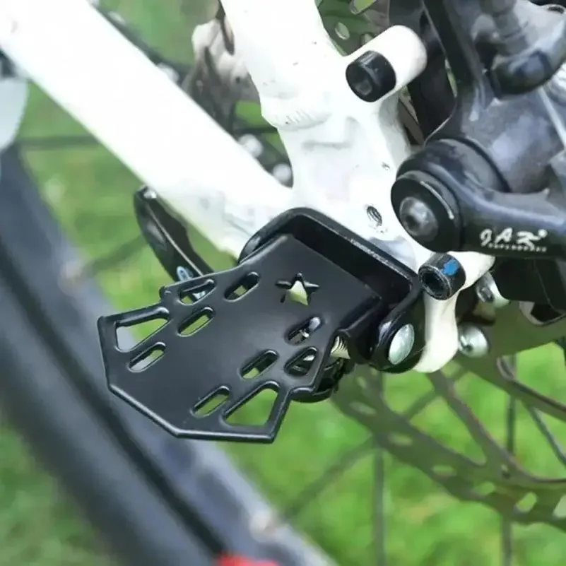 

Universal Foldable Bike Rear Foot Pegs Bicycle Foot Rest Pedal Mountain Bike Passenger Footrest For MTB Rear Seat Accessories