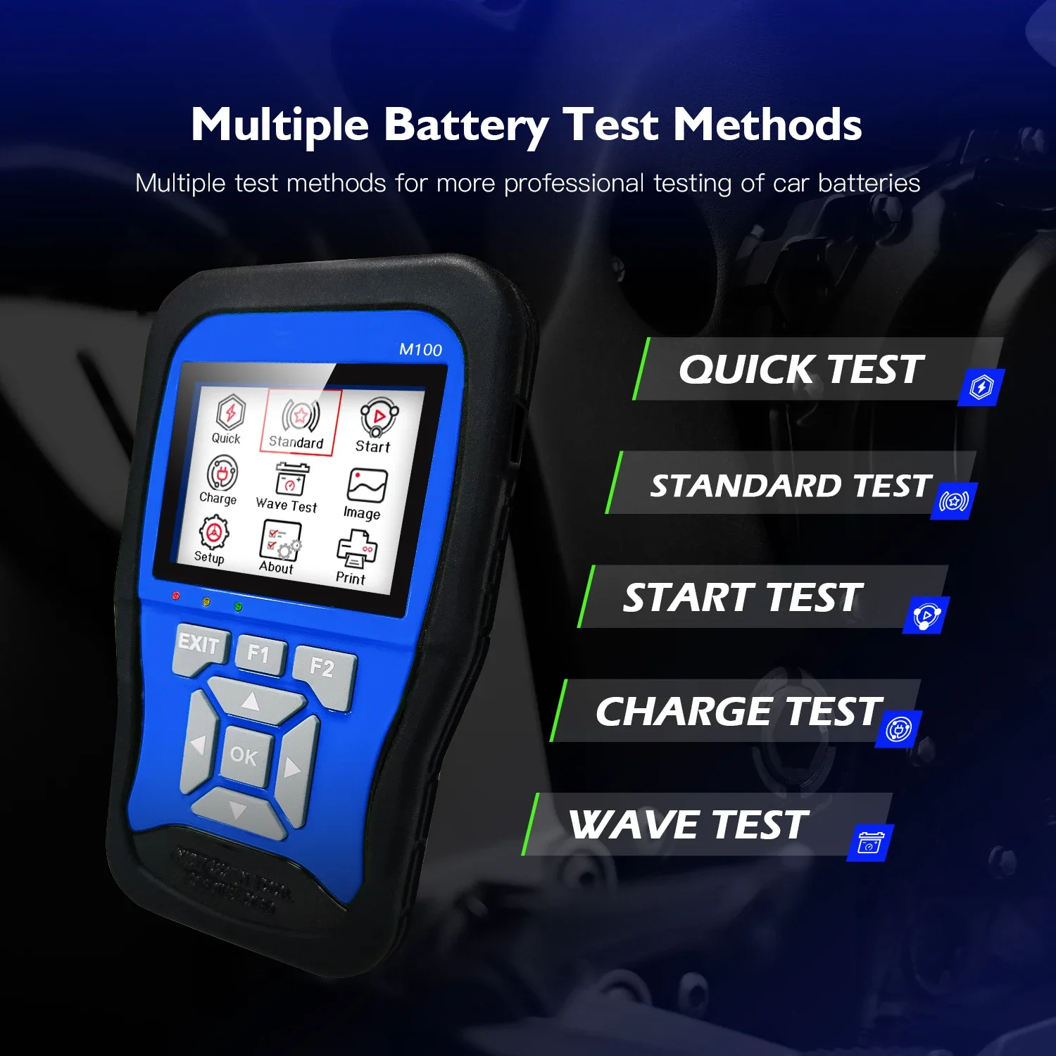 

Для BMW Yamaha Kawasaki M100 OBD2 сканер мотоциклетный диагностический инструмент ABS тест Moto Fault Code Reader тестер батареи Motoscan