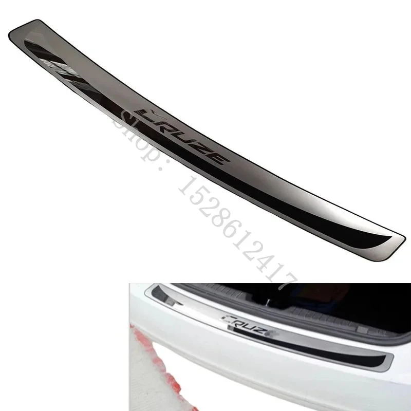 For Chevrolet cruze 2009~2014 stainless steel tail Stickers Rear bumper Protector Sill Trunk Tread Plate Trim car Accessories