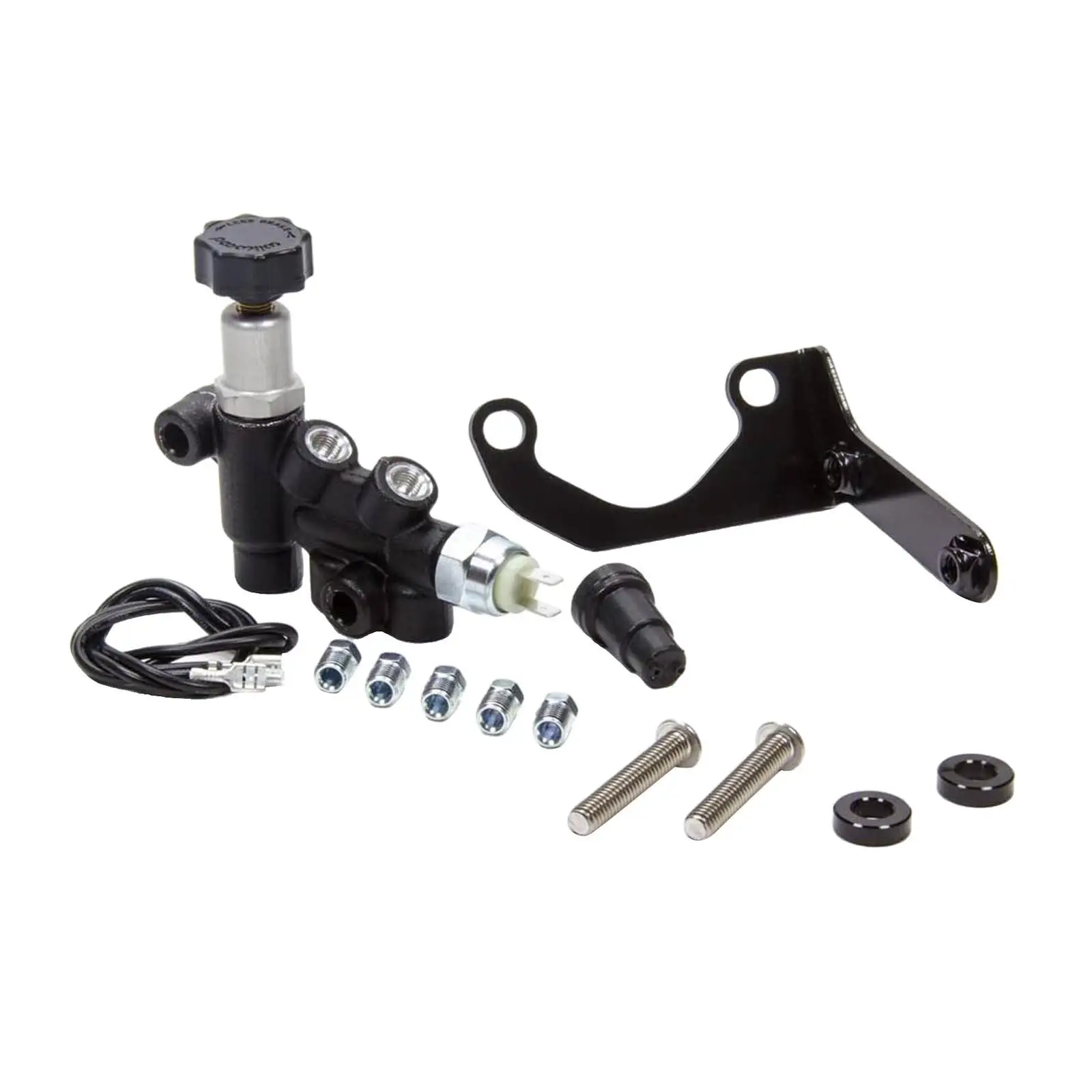

Adjustable Car Cylinder Proportioning Valve Kit Stainless Mounting Bracket for Manual Hydraulic Brake System