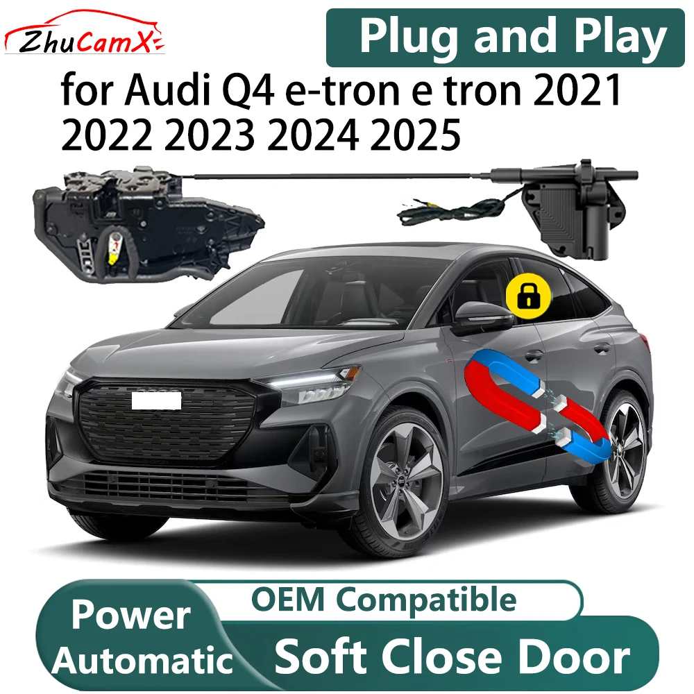 

for Audi Q4 e-tron e tron 2021 2022 2023 2024 2025 Automatic Electric Soft Close Door Closer Power Door Comfort Closing System