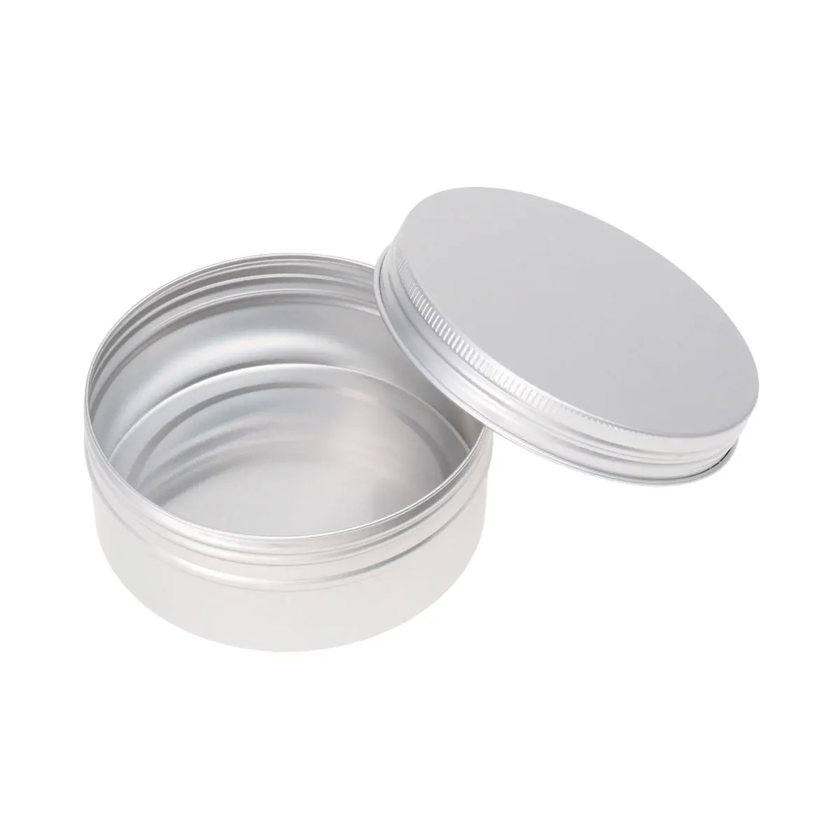 10pcs Aluminum Screw-Top Tin Containers Reusable Empty Cans For Oil Wax Balm Lotion Jars Storage Pots