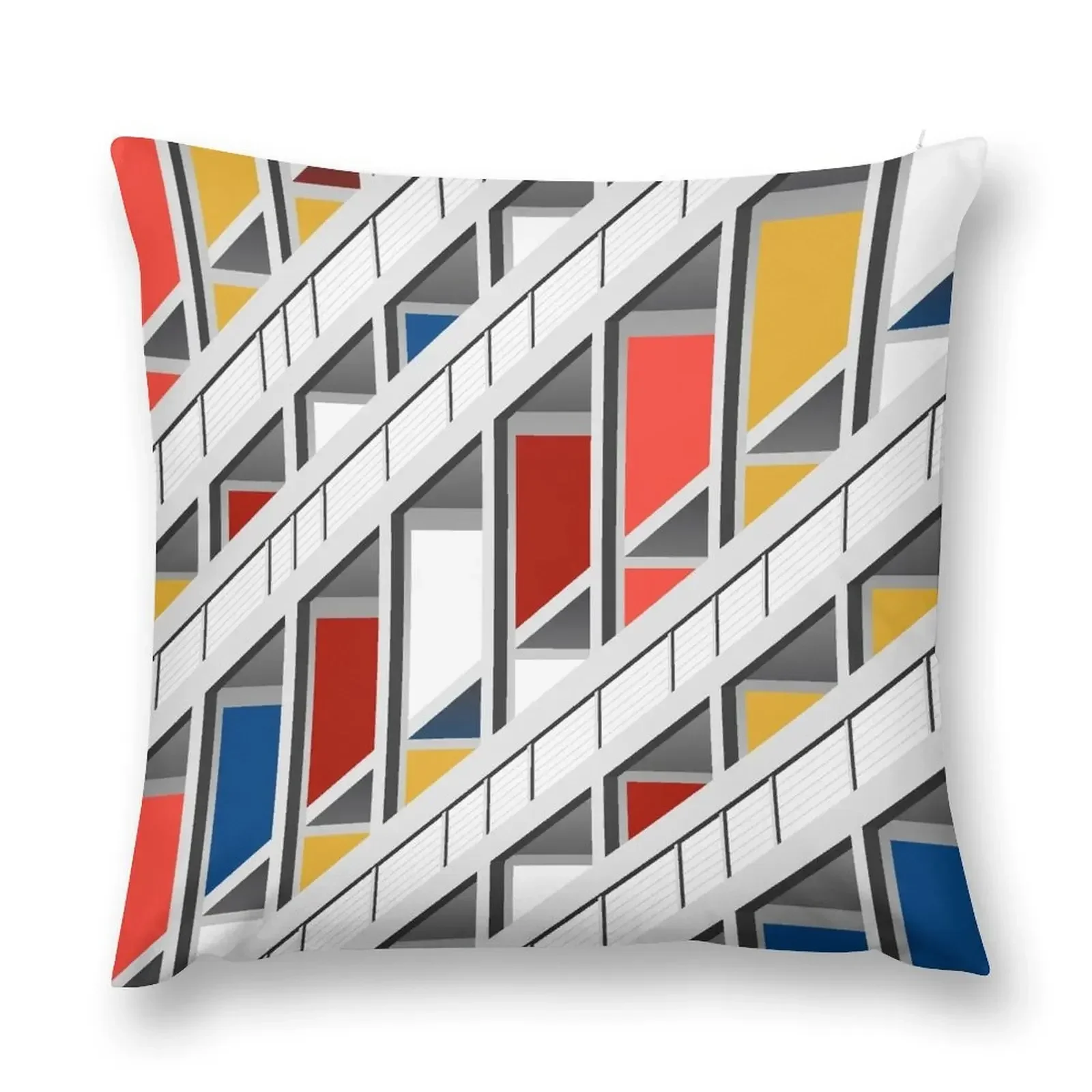 Architecture illustration le corbusier Throw Pillow Cushions Home Decor Christmas Pillows Cushion Cover For Sofa pillow