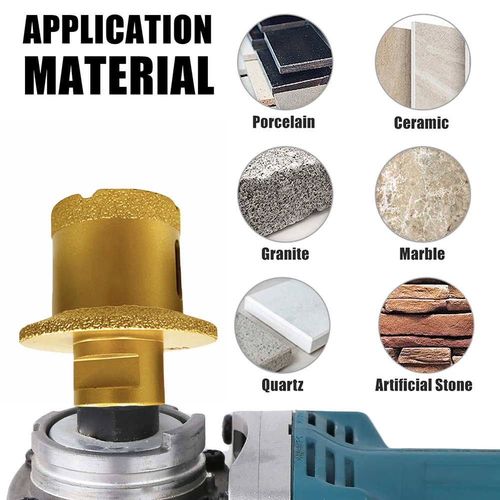 

Marble Drilling Tool Core Drill Bit Drilling Depth Of 36mm Efficient Cutting Performance For M14 Angle Grinders