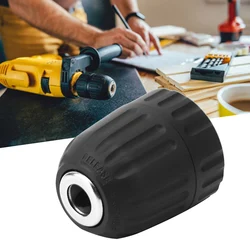 3/8in-24UNF Self-Tightening Electric Drill Chuck Adapter 0.8-10mm for Lathe Milling Machine Tool