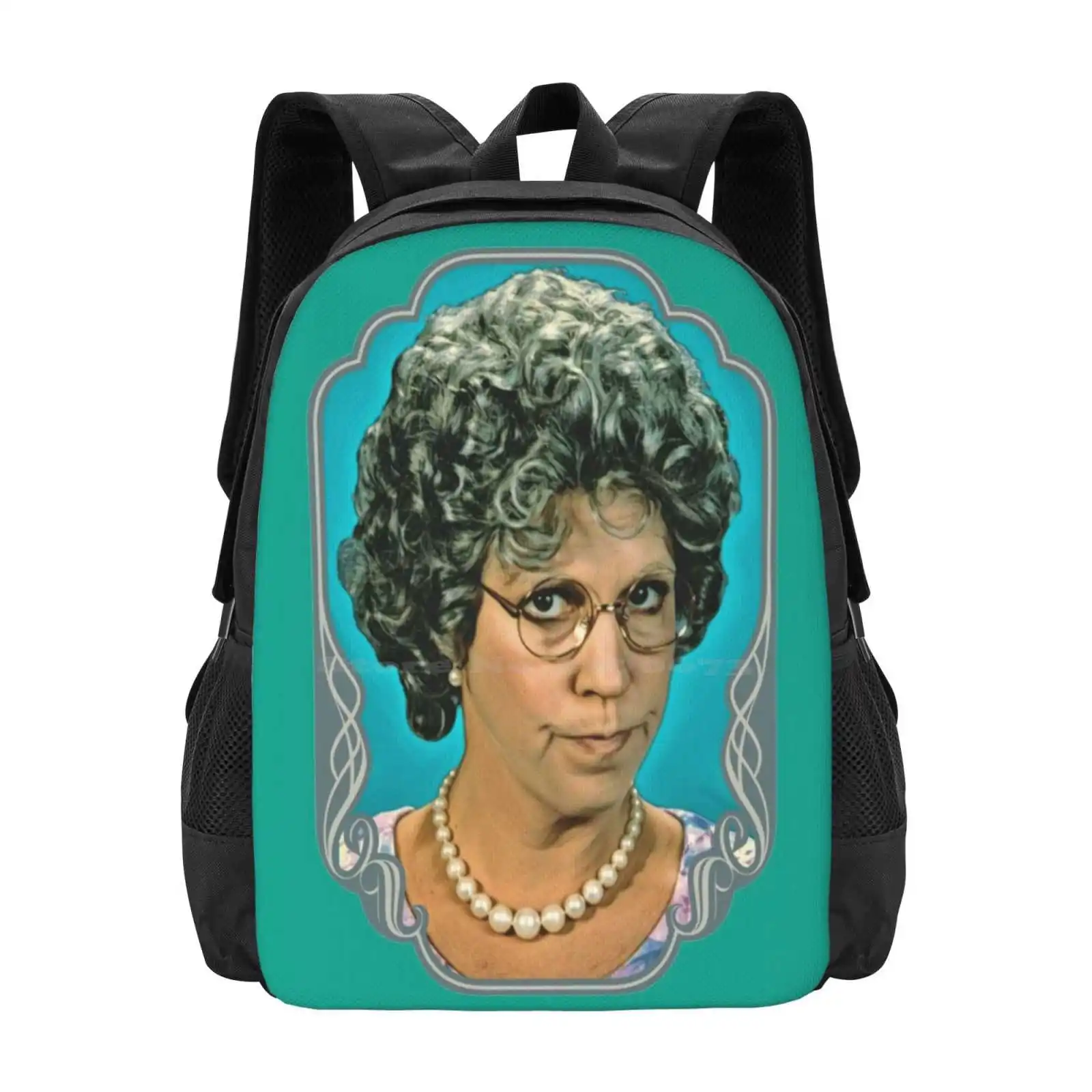 

Mama's Family School Bag Big Capacity Backpack Laptop Mamas Family Thelma Harper Vicki Lawrence 80s Tv Classic Tv Sitcom Retro