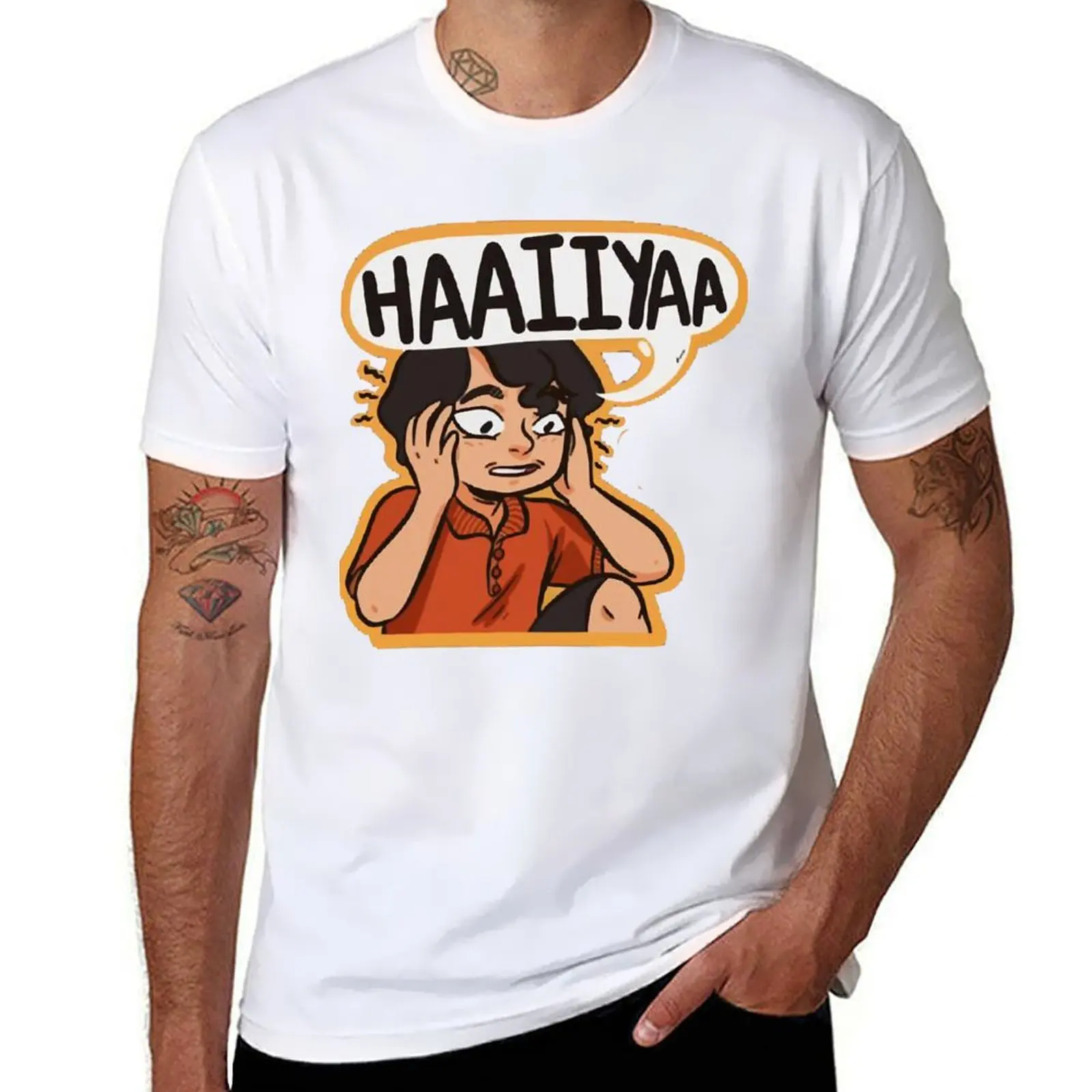 

Uncle Roger HAIIYAA Merch T-Shirt man t shirt heavy cotton man t shirt luxury T-Shirt