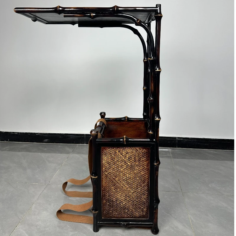 

Retro camping household storage bamboo handmade furniture storage box new Chinese classical