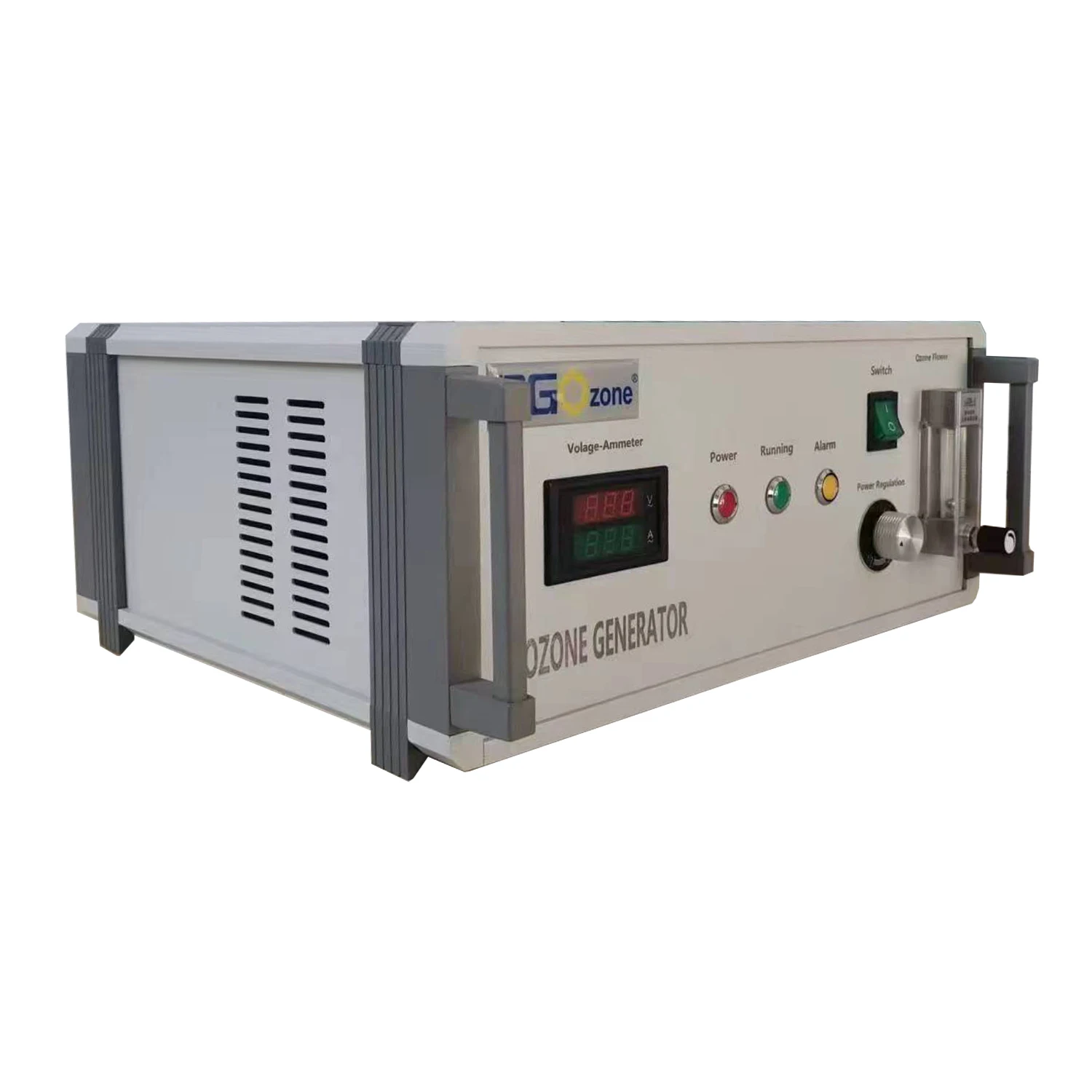 

Air Cooled Ozone Generator Machine for Water Treatment, Integrated Panel Ozonator, Sewage Purifying, AC220V, KHB-25GFO, 25 g/h