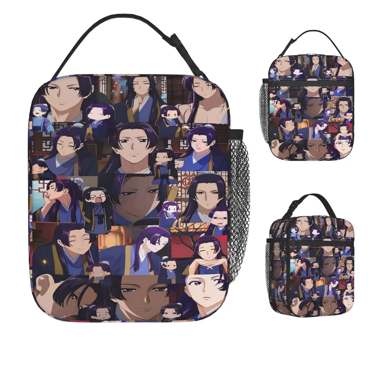 

Jinshi Anime Lunch Bag For Women The Apothecary Diaries Lunch Box Cute Travel Cooler Bag Portable Insulated Tote Food Bags