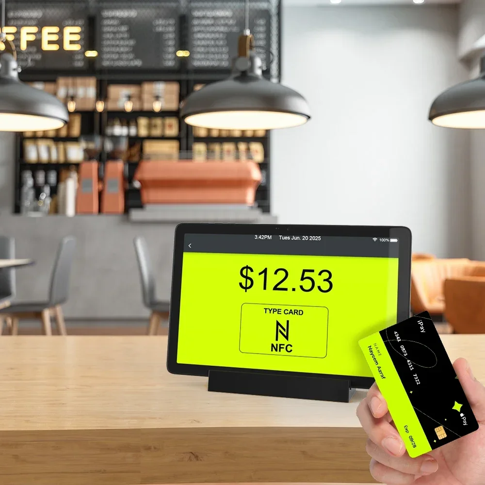 ODM touch dinâmico tablet facial nfc portátil android pos terminal restaurante pos 10 polegadas