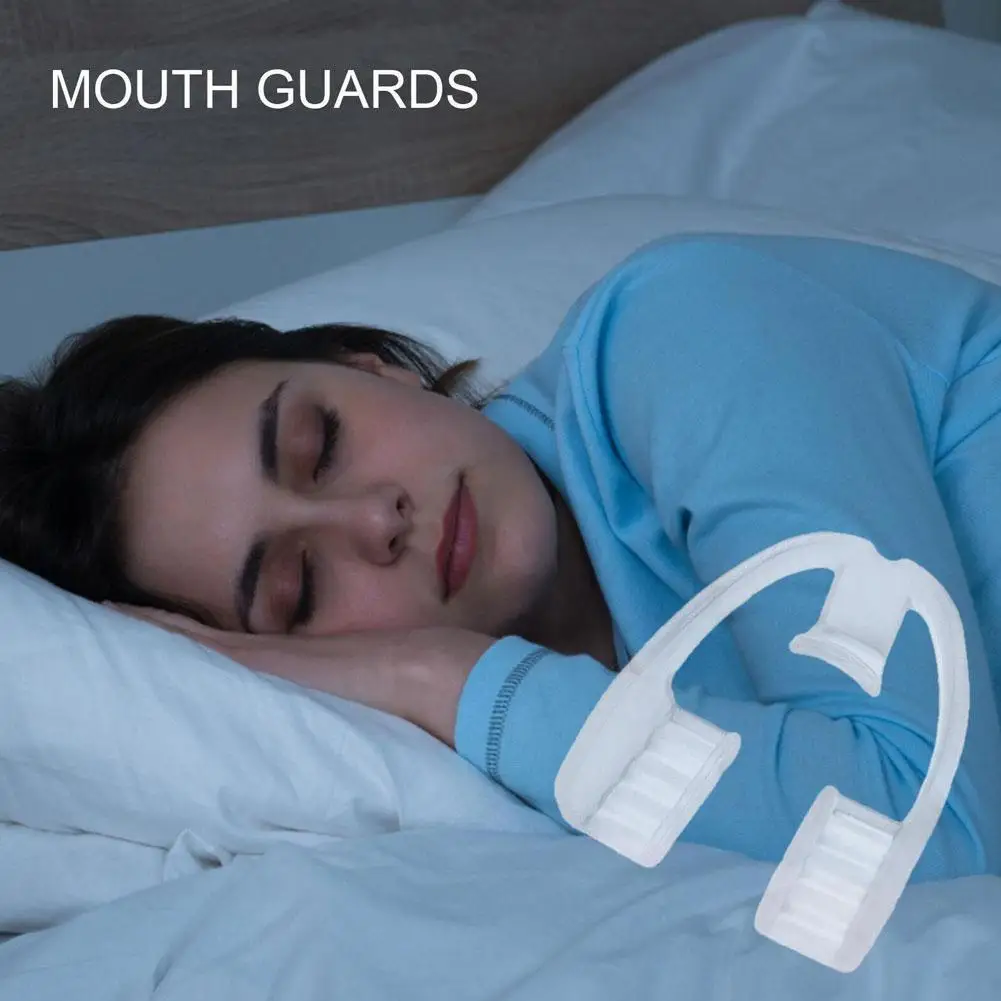 Sleep Aid Mouth Guard For Grinding Teeth, Reusable Mouth Guards For Clenching Teeth At Night, Stop Teeth Grinding Anti Snor I9D9