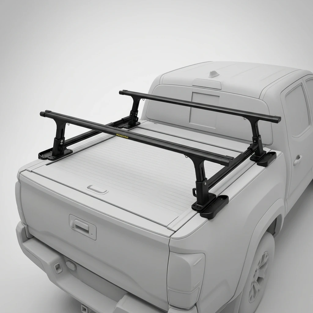 Adjustable Hard Aluminum Pickup Truck Rack Roof Racks Cross Bars Easy Installation for Sale Toyata Ford Range Hilux