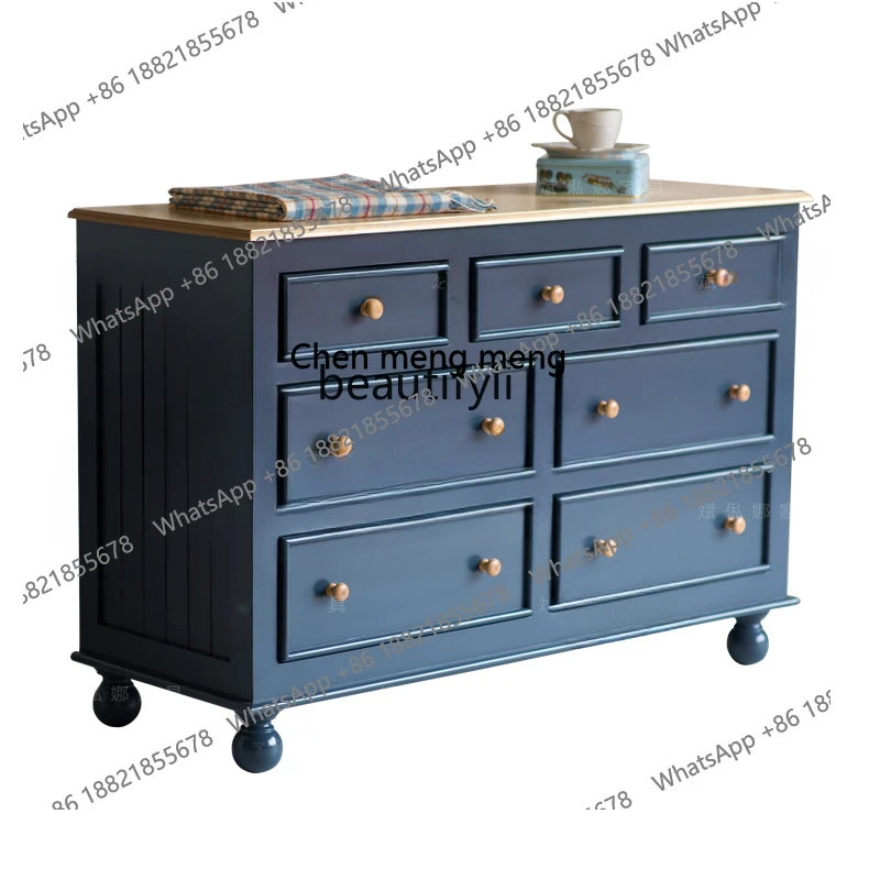 

Vintage Solid Wood Chest of Drawers/Storage Locker/Entrance Cabinet/