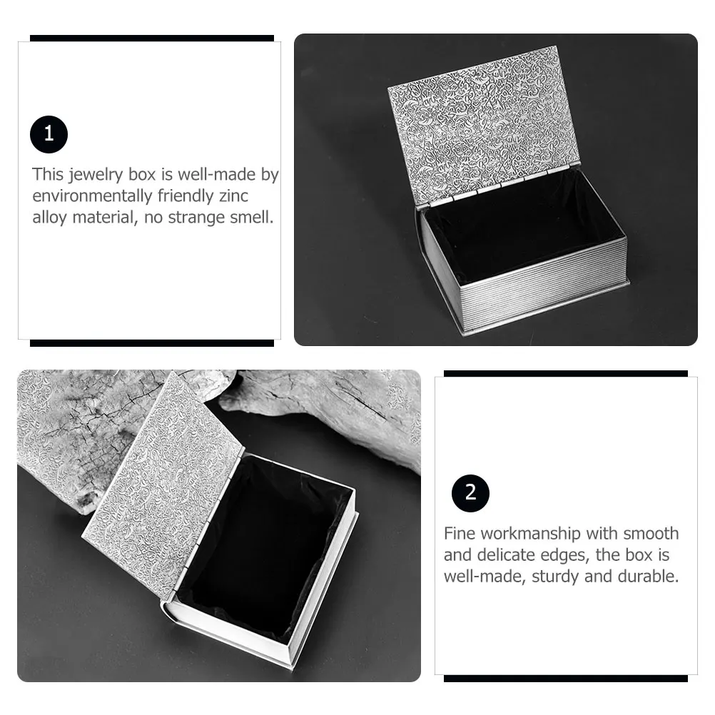 

Ретро шкатулка для драгоценностей с рисунком пиратского корабля, цинковый сплав, прочное хранилище для ожерелья, серег, декор, настольные аксессуары