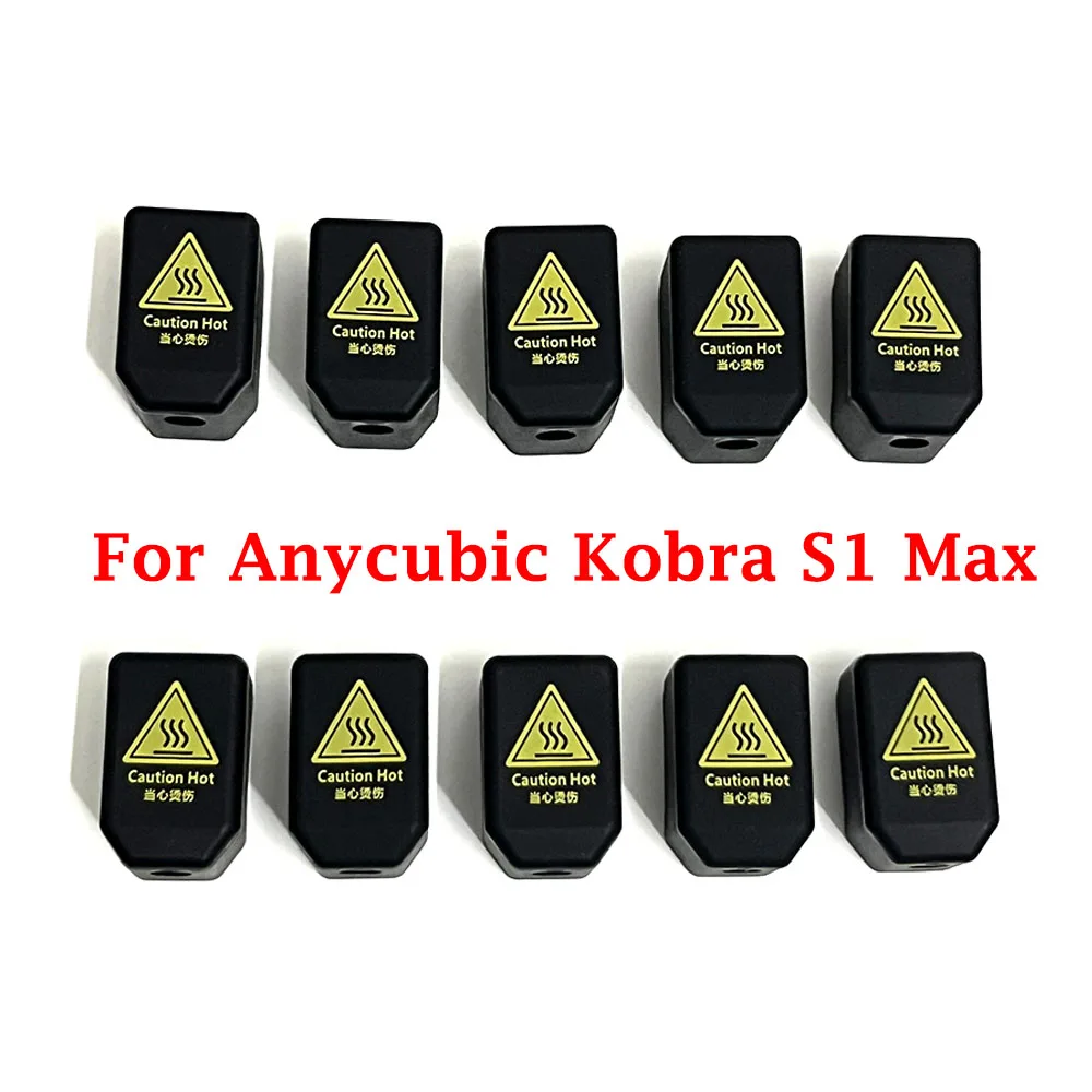 For Anycubic Kobra S1Max Silicone Sleeve 3D Printer Accessories Hotend Protector Cover Case Thermal Insulation Silicone Socks