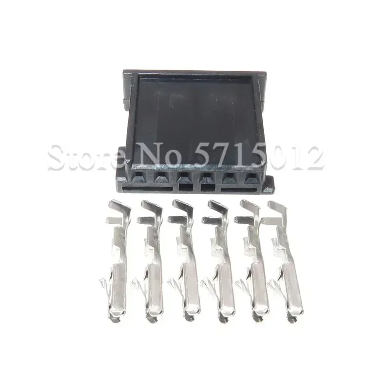 6 Hole 1-1241370-3 Car Tweeter Audio Wire Socket Auto Gateway Connector For BMW