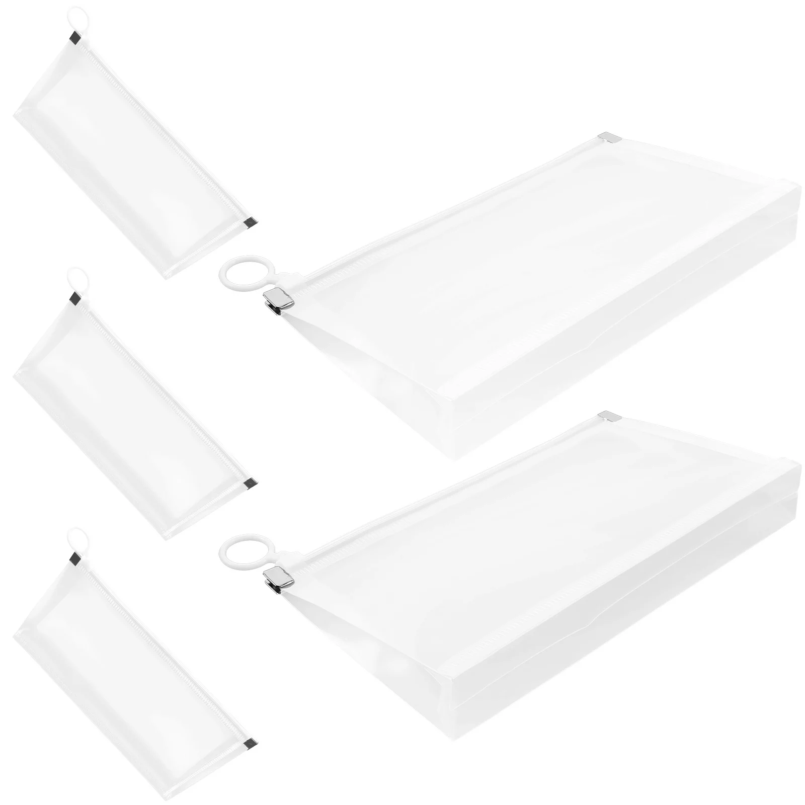 

5Pcs B6 File Bags Plastic Document Holder Waterproof File Pockets Clear Storage Organizers for School Office Projects Receipts